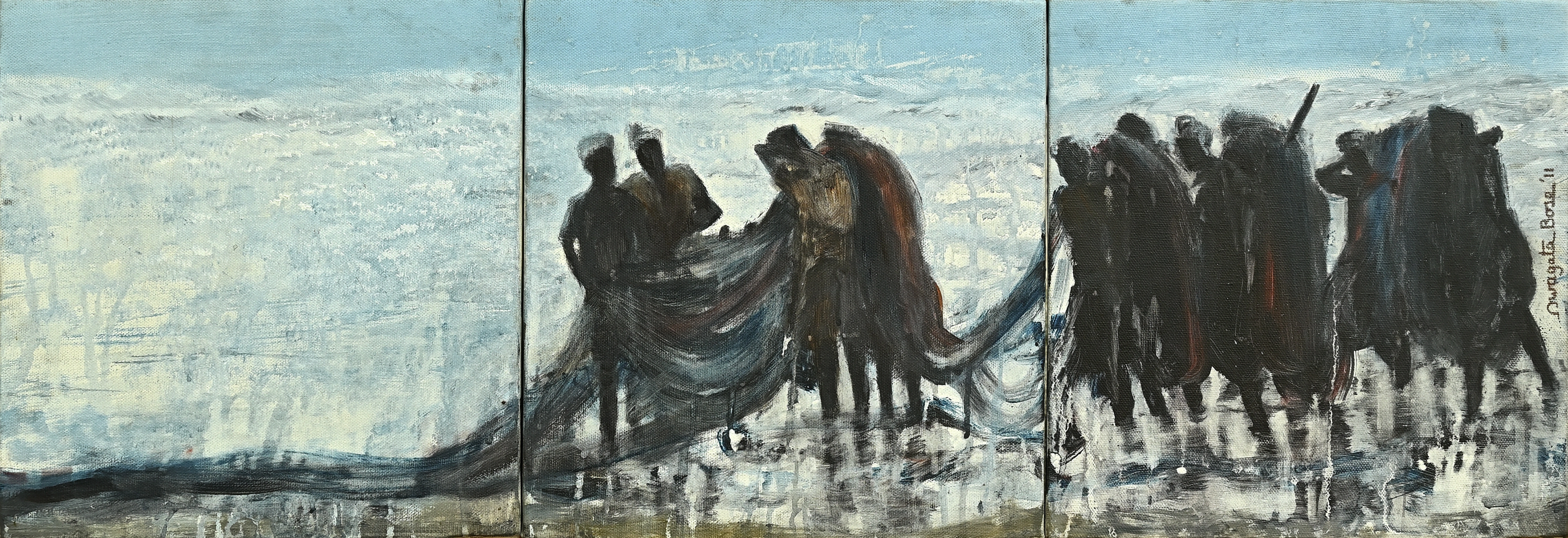 Portrait painting by Swagata Bose