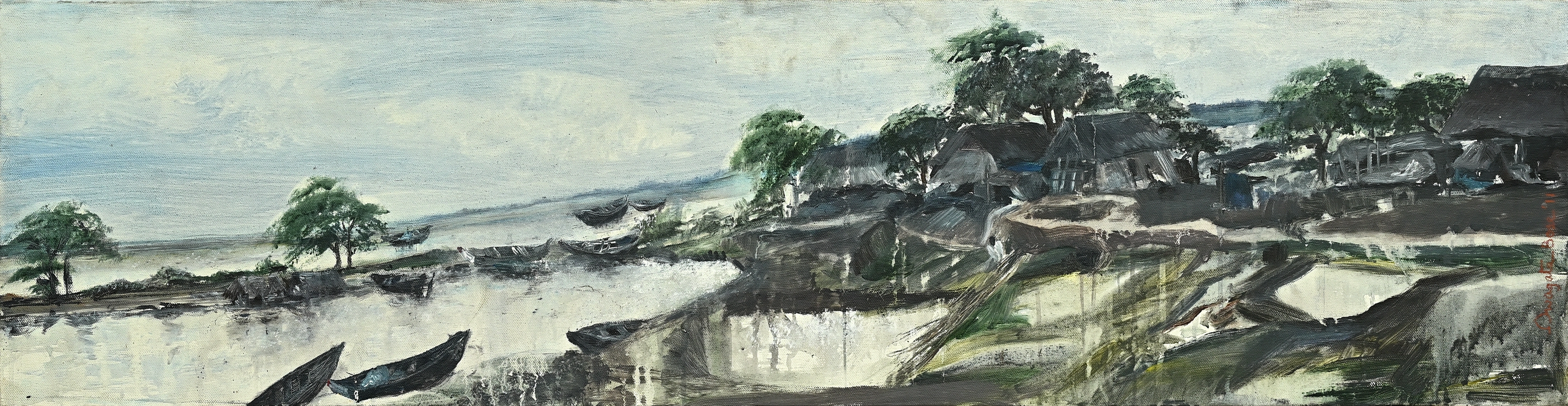 Portrait painting by Swagata Bose