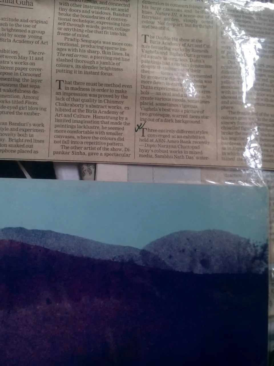 Press clipping or catalogue feature 13