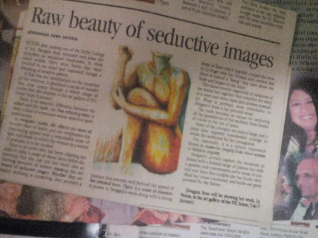 Press clipping or catalogue feature 26