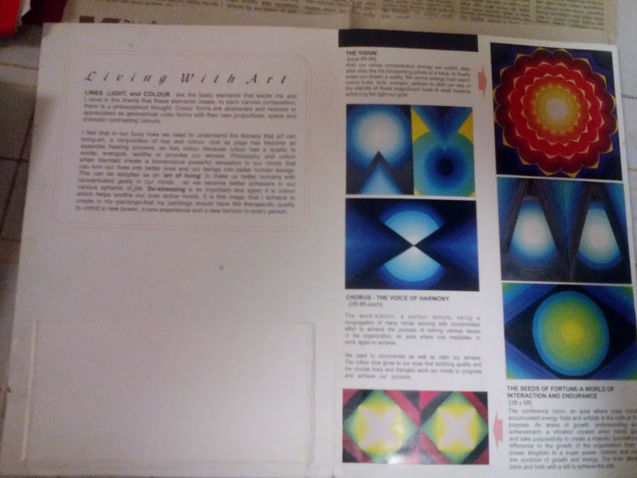 Press clipping or catalogue feature 29