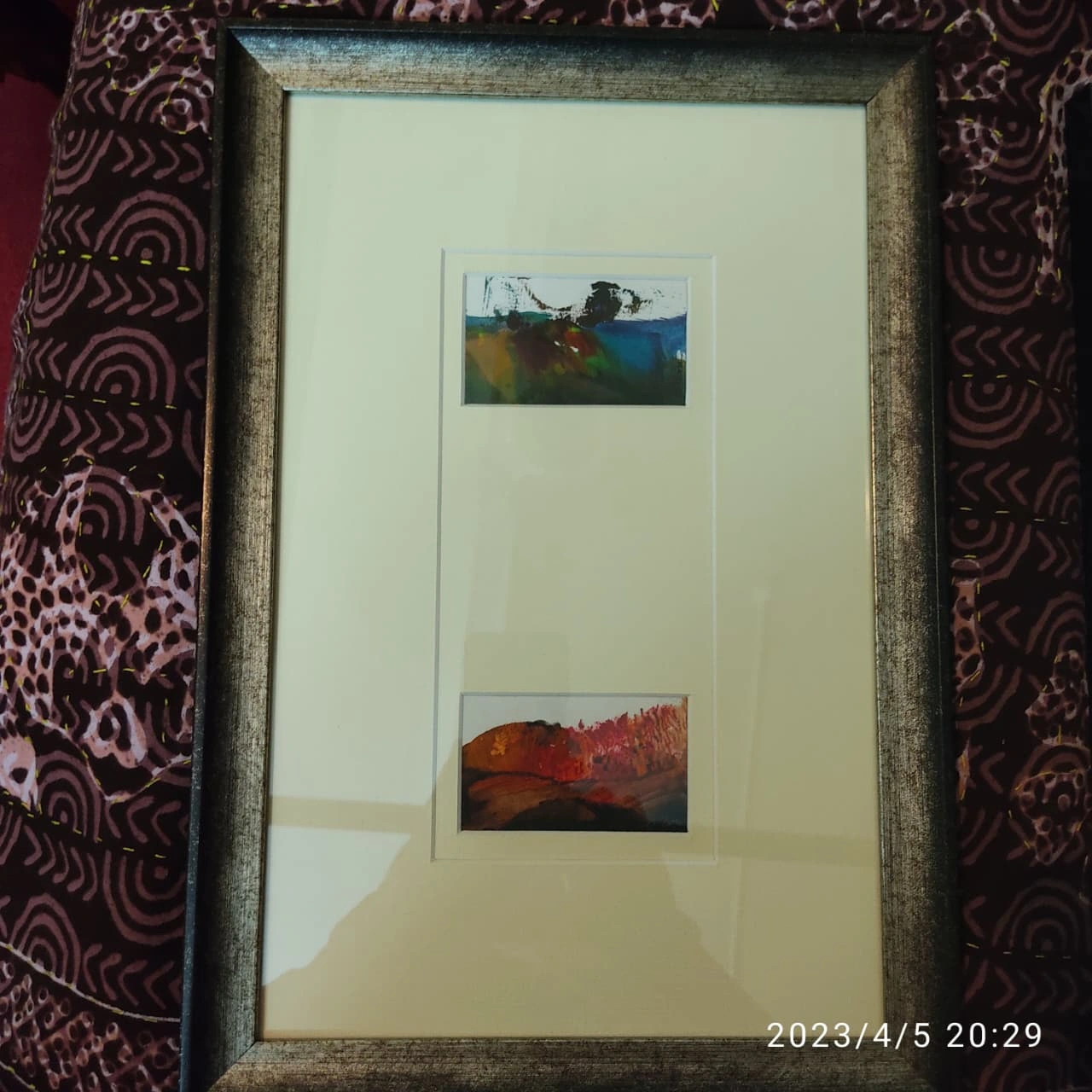 Portrait painting by Swagata Bose
