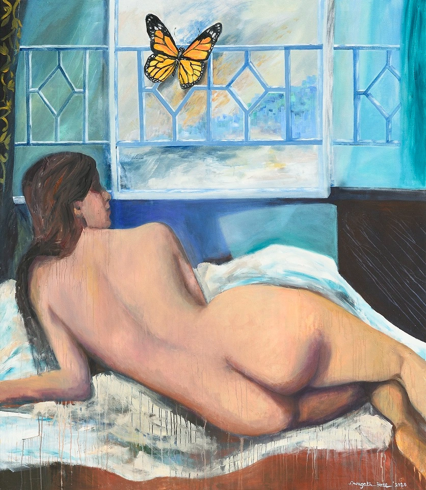Figurative painting by Swagata Bose