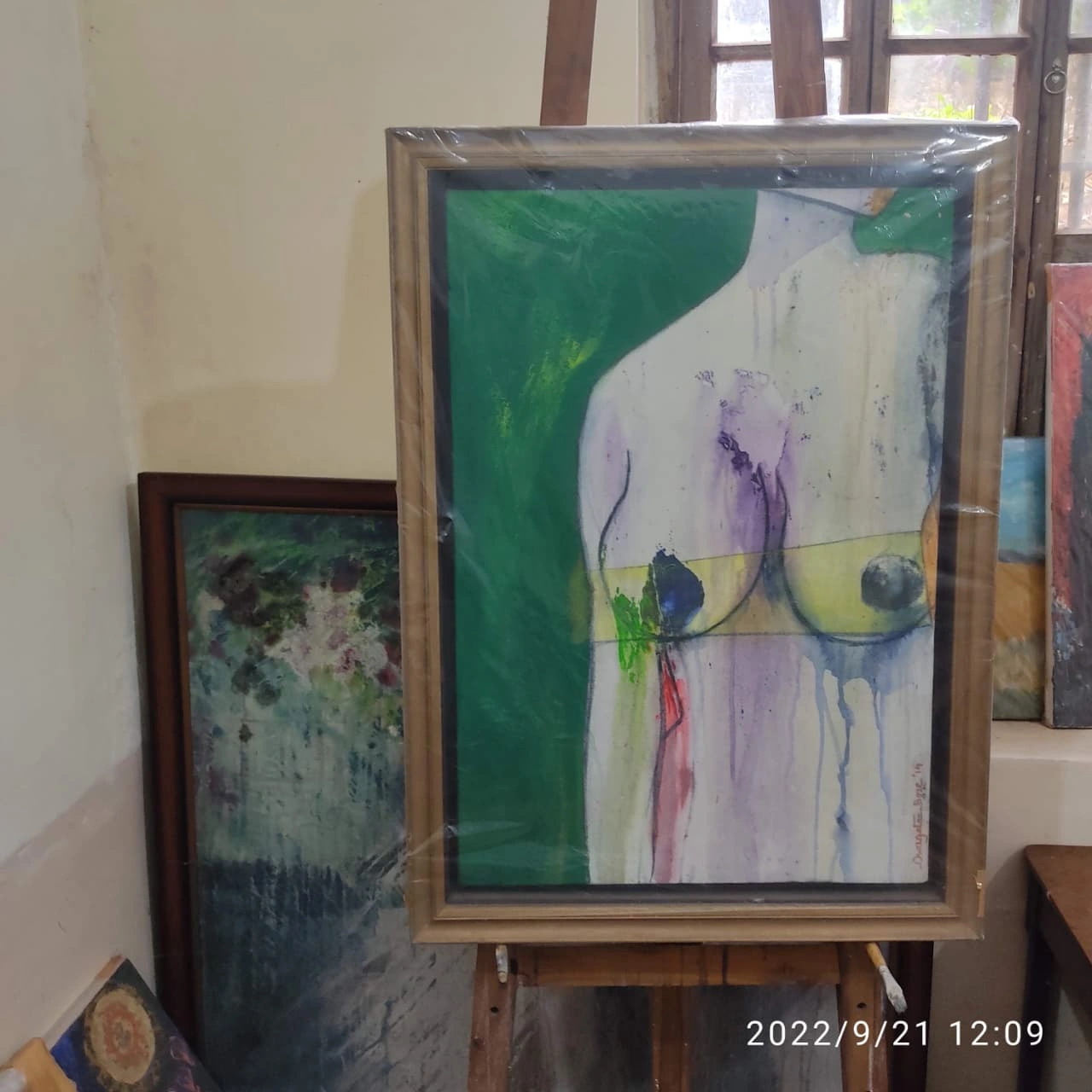 Portrait painting by Swagata Bose
