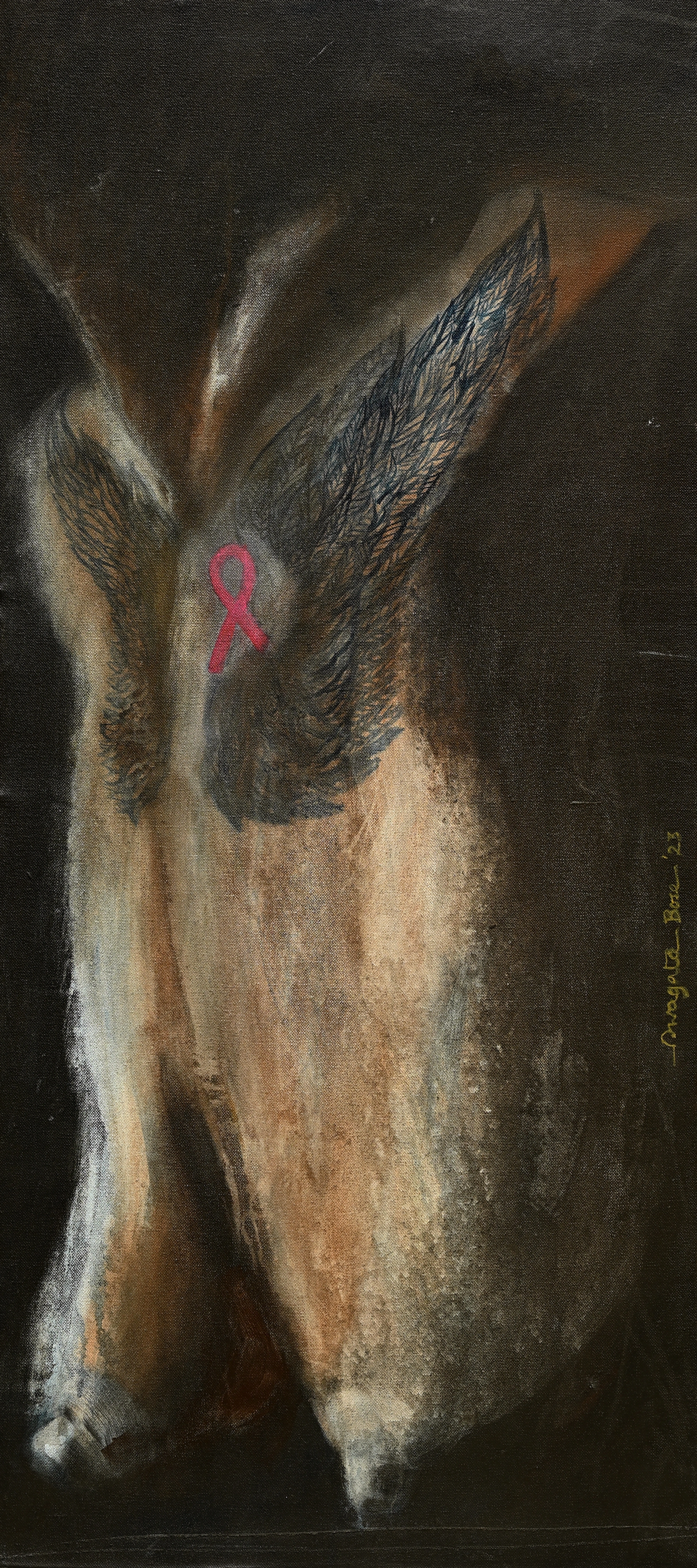 Portrait painting by Swagata Bose