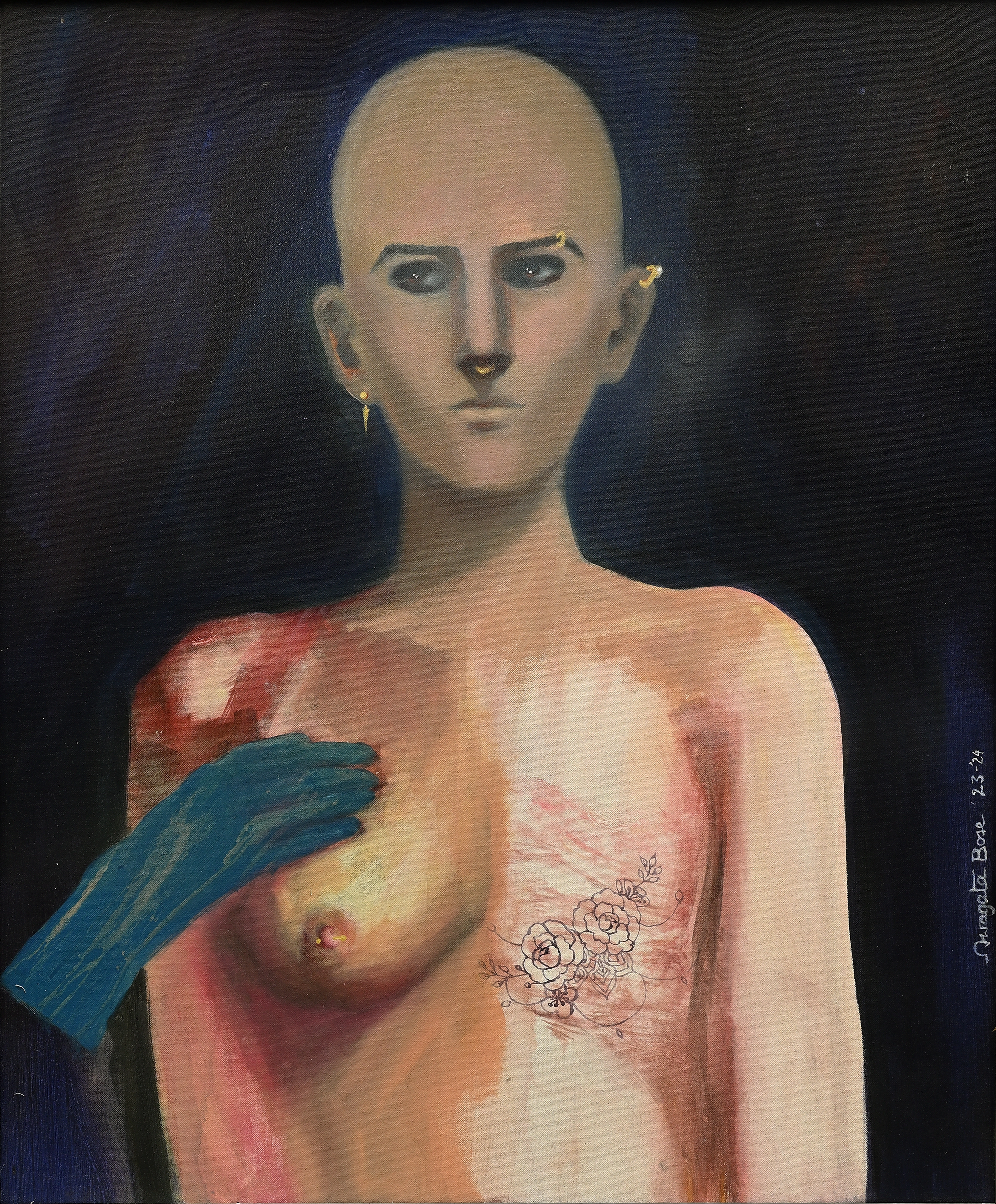 Figurative painting by Swagata Bose