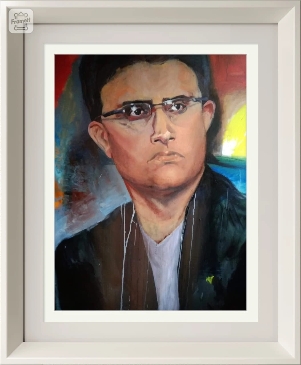 Portrait painting by Swagata Bose